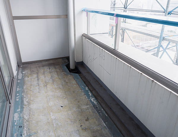 マンションのモルタル部分