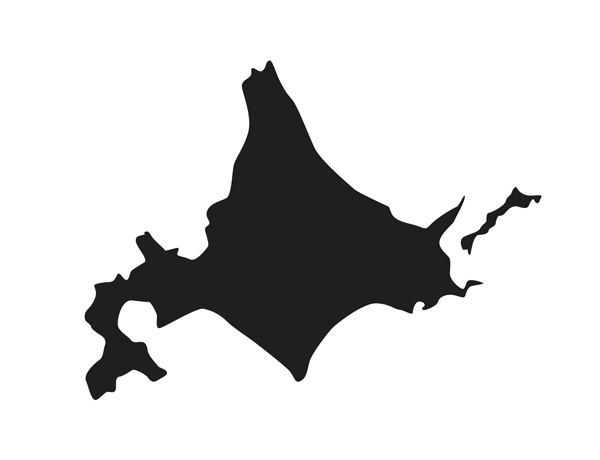 北海道のシルエット
